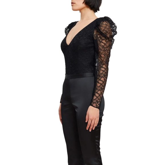 Opening Ceremony Callipygian Black Lace Bodysuit - Picture 3 of 8